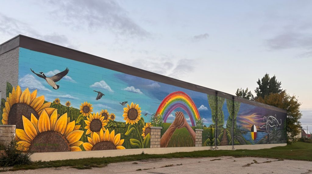Our Mural has been completed! 